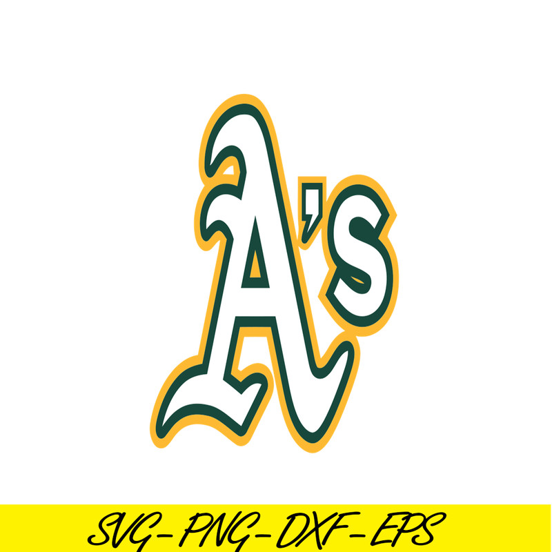 MLB204122349-Oakland Athletics The Letter SVG, Major League Baseball SVG, Baseball SVG MLB204122349.png
