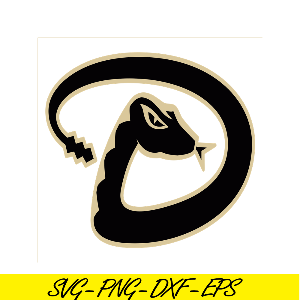MLB30112307-Arizona D-Backs Snake SVG PNG DXF EPS AI, Major League Baseball SVG, MLB Lovers SVG MLB30112307.png