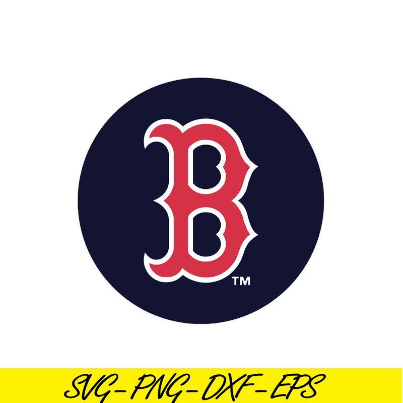 MLB30112339-Boston Red Sox B Logo SVG PNG DXF EPS AI, Major League Baseball SVG, MLB Lovers SVG MLB30112339.png