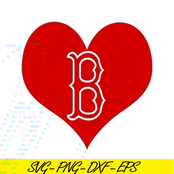 MLB30112353-Boston Red Sox The Red Heart SVG PNG DXF EPS AI, Major League Baseball SVG, MLB Lovers SVG MLB30112353.png