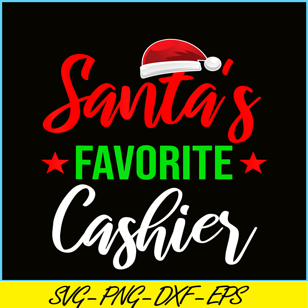 PNG141023117-Cashier Christmas Santa Clause Favorite Hat Xmas Funny Gift T-Shirt Png.png