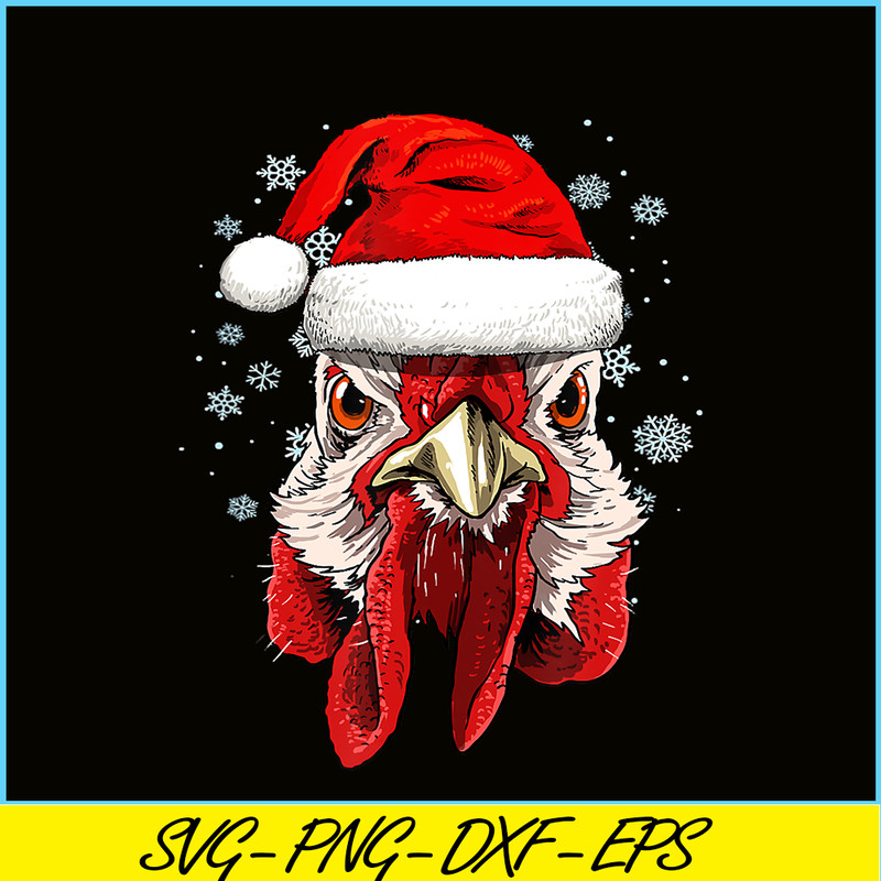 PNG141023125-Chicken Christmas Santa Hat Xmas Gifts Kids Boys Girls T-Shirt Png.png