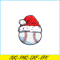 PNG141023139-Christmas Baseball Ball Santa Hat Funny Sport Xmas Boys Men T-Shirt Png.png