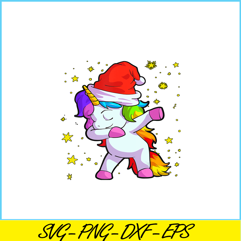 PNG14102350-Christmas Unicorn Shirt for Girls Santa Hat Xmas Gift Women T-Shirt Png.png