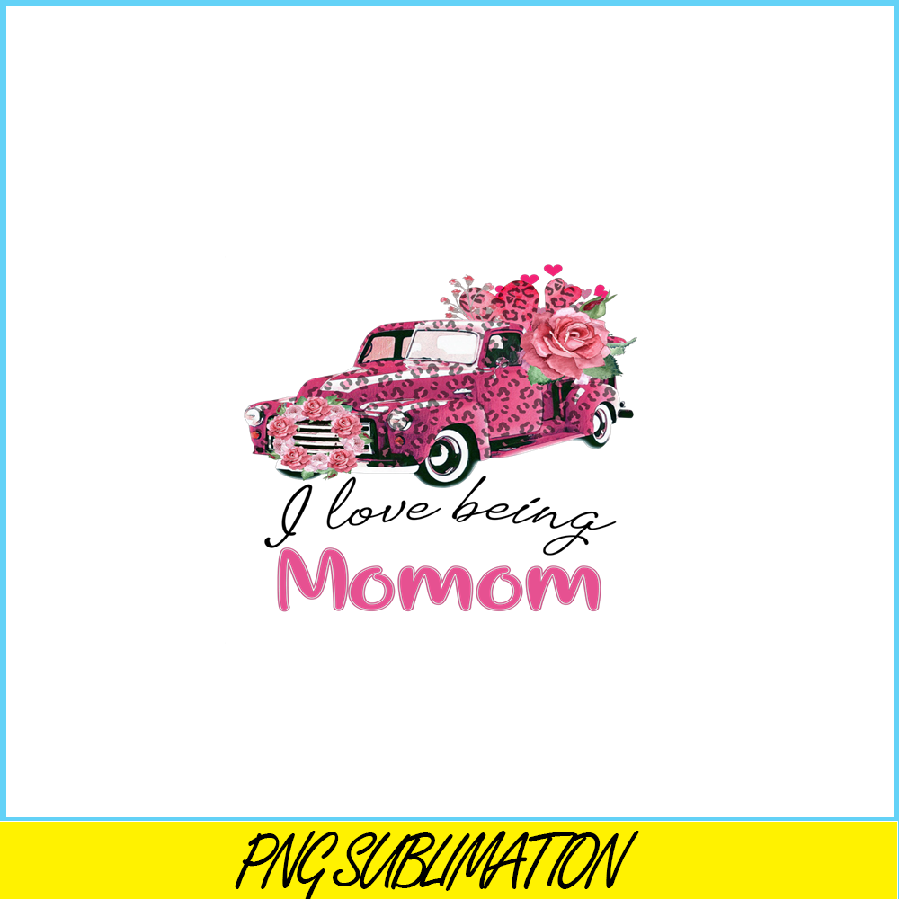 VLT19102354-I Love Being Momom PNG, Pink Valentine PNG, Valentine Holidays PNG.png