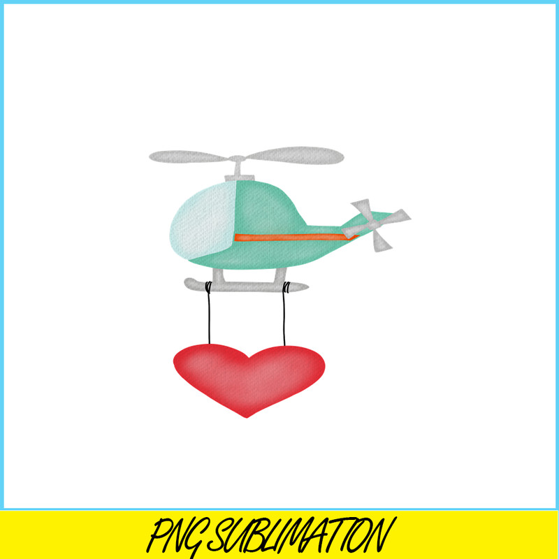 VLT211023107-Helicopter Heart PNG, Sweet Valentine PNG, Valentine Holidays PNG.png