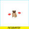 VLT21102347-Pug And Kisses PNG, Animal Valentine PNG, Valentine Holidays PNG.png