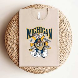funny looney tunes michigan go wolverines shirt