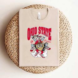 funny looney tunes ohio state go buckeyes shirt