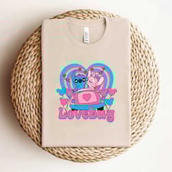 valentine stitch angel love bug shirt