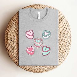 let them eat cake valentine heart shirt