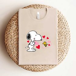 cute snoopy love woodstock shirt
