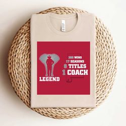 legend alabama nick saban coach shirt shirt shirt