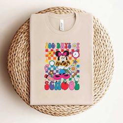 100 days of school minnie mouse shirt
