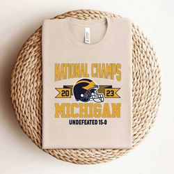 national champs 2023 michigan undefeated shirt