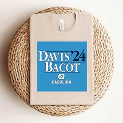 unc basketball davis bacot 24 shirt