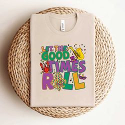 lets the good times roll mardi gras carnival shirt