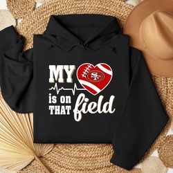 retro my heart is on that field shirt