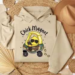 funny chick magnet easter bunny shirt