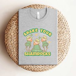 funny shake your shamrocks st patricks day shirt