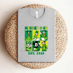 disney patrick day mickey and co est 1928 shirt