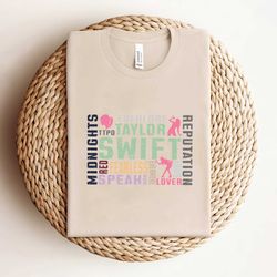 taylor swift fearless folklore albums shirt