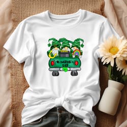 st patricks day gnomes truck shirt
