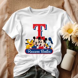 Disney Texas Rangers Babies MLB Shirt