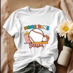 home runs season baseball game day shirt
