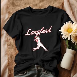 wyatt langford slugger swing texas rangers mlb shirt
