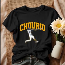 jackson chourio slugger swing milwaukee brewers mlb shirt