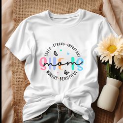 she is mom loved strong important shirt