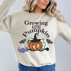 growing a little pumpkin maternity sweatshirt , fall pregnancy announcement, pregnant sweatshirt , pregnancy reveal hood