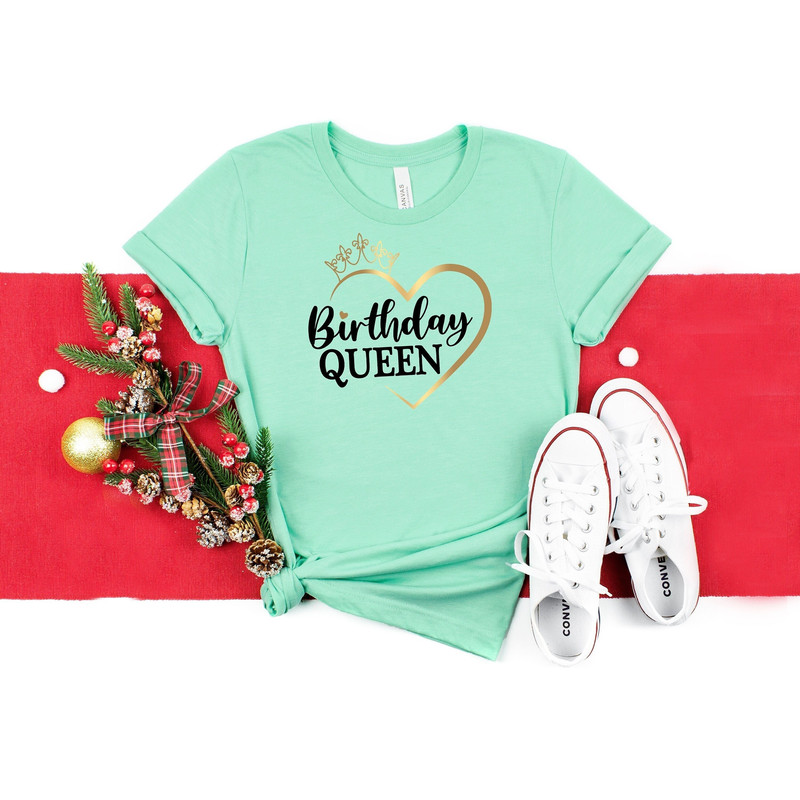 Birthday Queen T-shirt, Birthday Girl Shirt, Funny Birthday Queen Tshirt, Birthday Gift Tee, Birthday Party Shirt, Birthday Shirt With Crown.jpg
