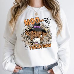 boo ghost cow halloween sweatshirt moo i mean boo sweatshirt funny cow sweatshirt funny halloween gifts halloween shirt