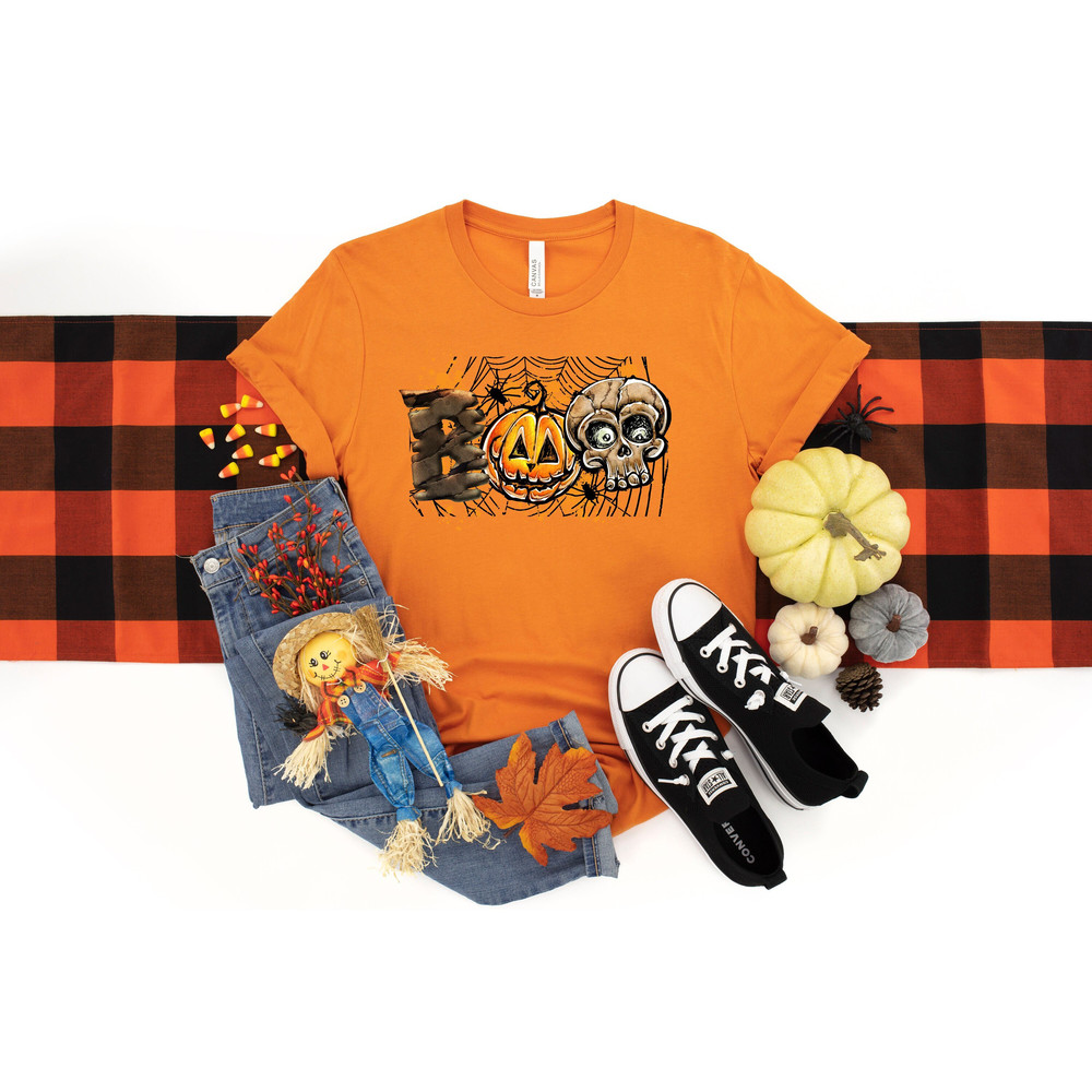 Boo Shirt, Halloween Boo Shirt, Cute Boo Shirt, Boo Pumpkin Shirt, Halloween Boo, Pumpkin Shirt, Happy Halloween, Halloween Gift.jpg