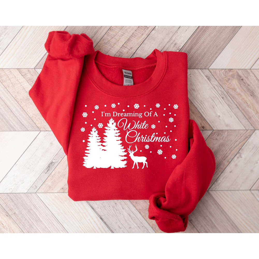 Dreaming of a white Christmas Shirt, Dreaming of a White Christmas t-shirt, Merry Christmas Shirt, Christmas Shirt, A White Christmas Shirt.jpg