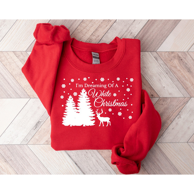 Dreaming of a white Christmas Shirt, Dreaming of a White Christmas t-shirt, Merry Christmas Shirt, Christmas Shirt, A White Christmas Shirt.jpg