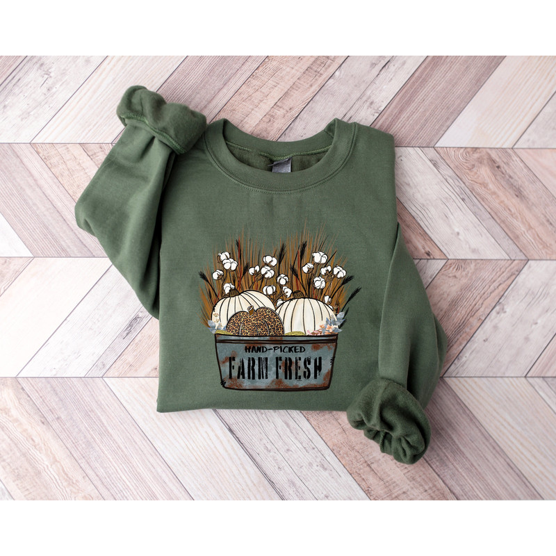 Farm Fresh Pumpkins Fall Women sweatshirt, Thanksgiving sweater, Fall Pumpkin, Fall Tee, Pumpkin Patch, Autumn Tee, Halloween Women sweater 1.jpg