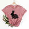 Floral Rabbit Shirt, Bunny Shirt, Easter Shirt, Nature Lover, Rabbit T Shirt, Women's Rabbit Shirt, Rabbit Lover Tee.jpg