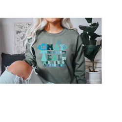 women's sweatshirt for food allergy awareness month, teal ribbon graphic hoodie, aesthetic food allergy shirt, allergy n