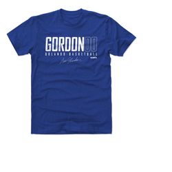 aaron gordon men's cotton t-shirt - orlando basketball aaron gordon orlando elite wht