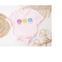 pansexual shirt,pride succulent tshirt,lgbtq pride tee,pansexual flower shirt,pansexual gift,human rights shirt,rainbow