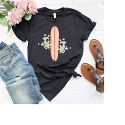 cute summer shirt,beach vacation tee,family vacation tshirt,summer flowers tee,summer vibes shirt,canoeing shirt,kayak l