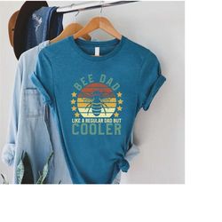 bee dad shirt,like a regular dad but cooler t-shirt,funny dad tee,beekeeping gift,bee lover gift,baby shower shirt,bee l