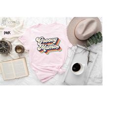 groovy mama shirt, groovy mama shirt, matching mommy and me shirt, hippie flower power shirt, groovy vibes tee, preppy s