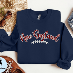 trendy vintage new england football fan crewneck sweatshirt, new england football sweatshirt hoodie, new england footbal