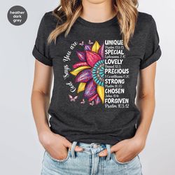 faith shirt, gift for her, christian gifts, christian shirts, floral tshirt, religious graphic tees, flower tshirt, shir