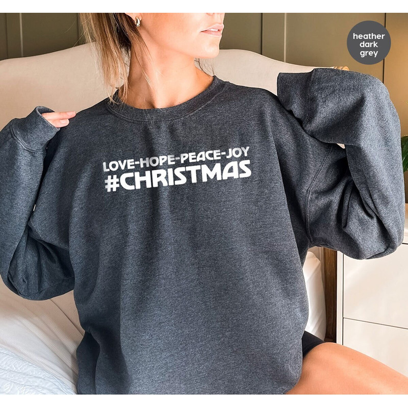 Love Christmas Sweatshirts, Merry Christmas Gifts, Holiday Tshirt, Hope Christmas Long Sleeve Shirt, Christmas Family Hoodies and Sweaters.jpg
