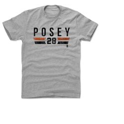 buster posey men's cotton t-shirt - san francisco baseball buster posey font k